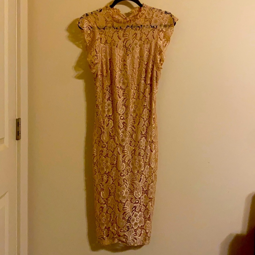 Floral lace dress